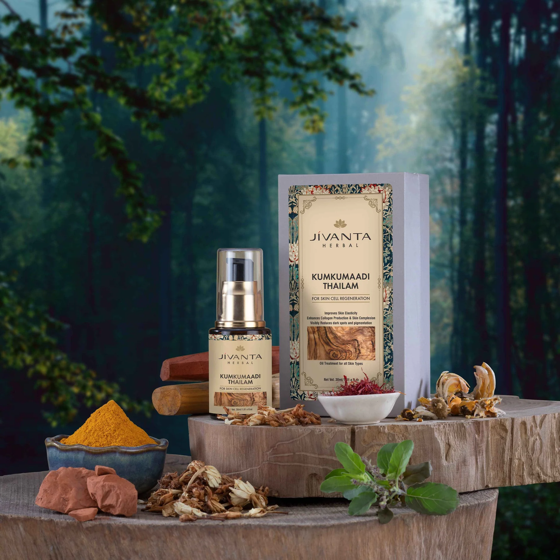 Discover the Magic of Jivanta Herbal Kumkumaadi Thailam