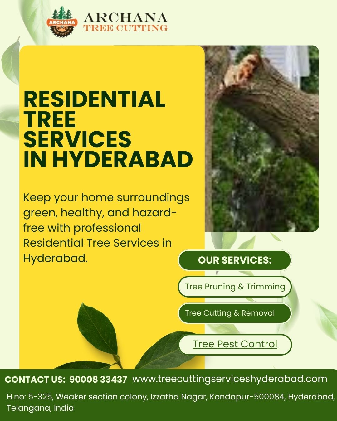 Residential Tree Services in Hyderabad