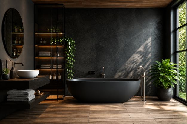 Modern Attached Bathroom Design