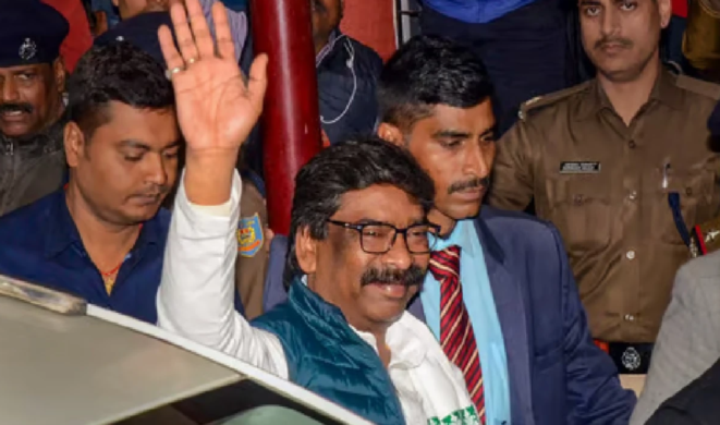 Hemant Soren comes out of jail after 6 months, gets bail from High Court in land scam