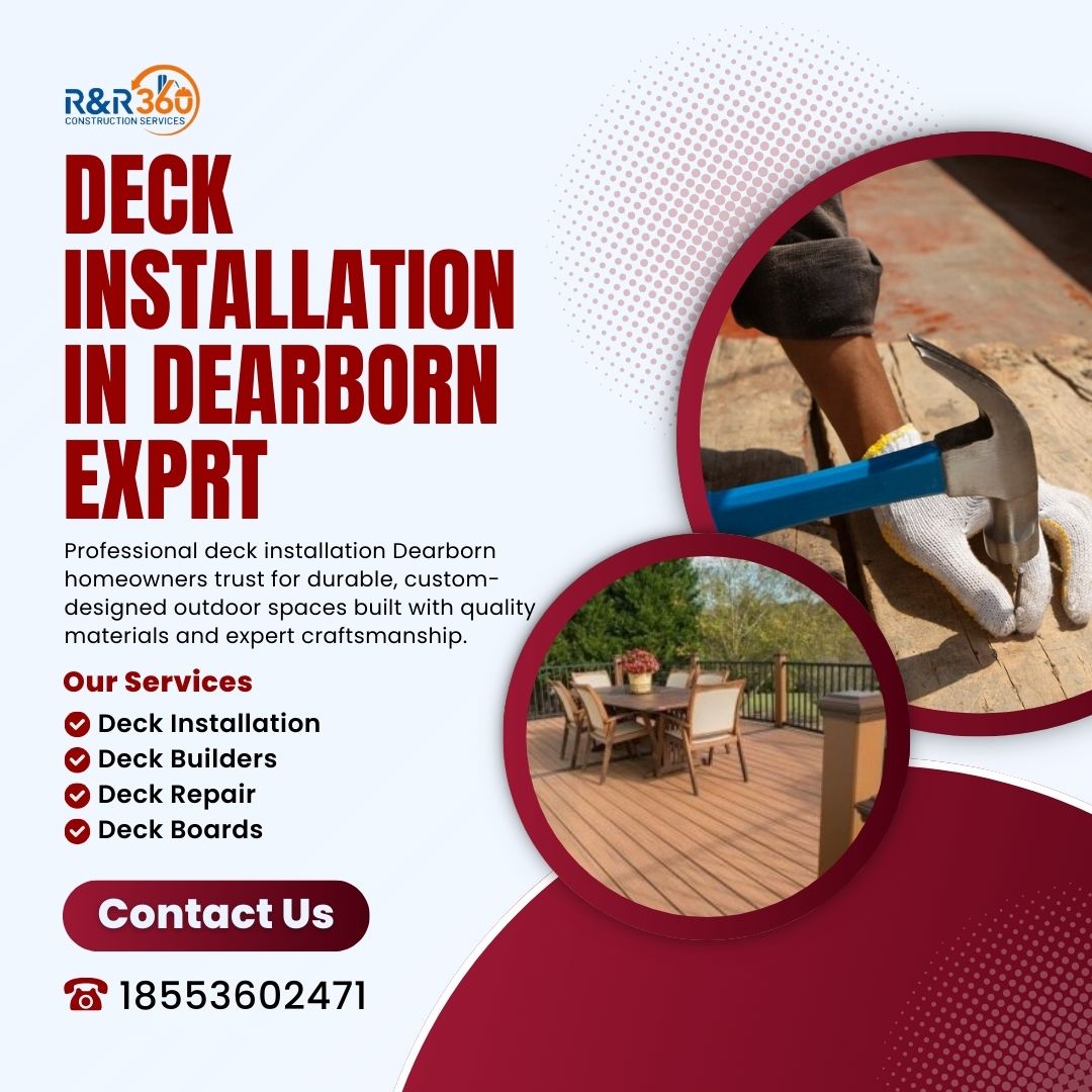 Expert Deck Installation in Dearborn