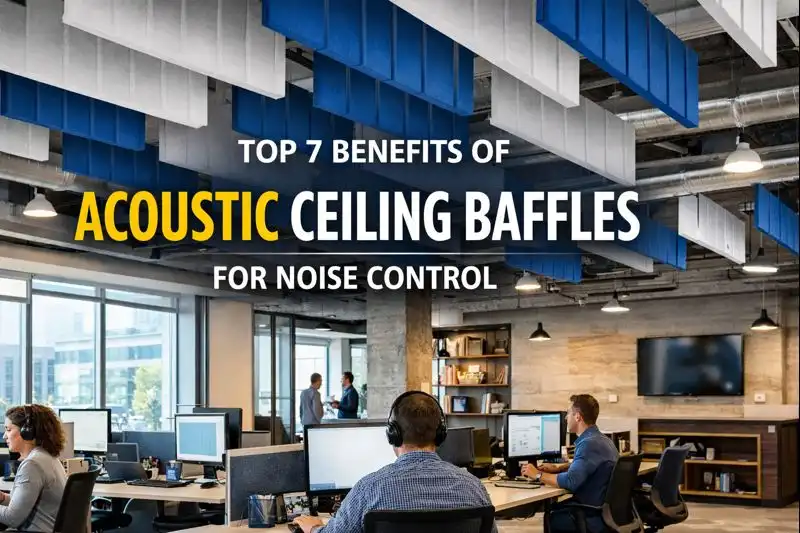 Top 7 Benefits of Installing Acoustic Ceiling Baffles