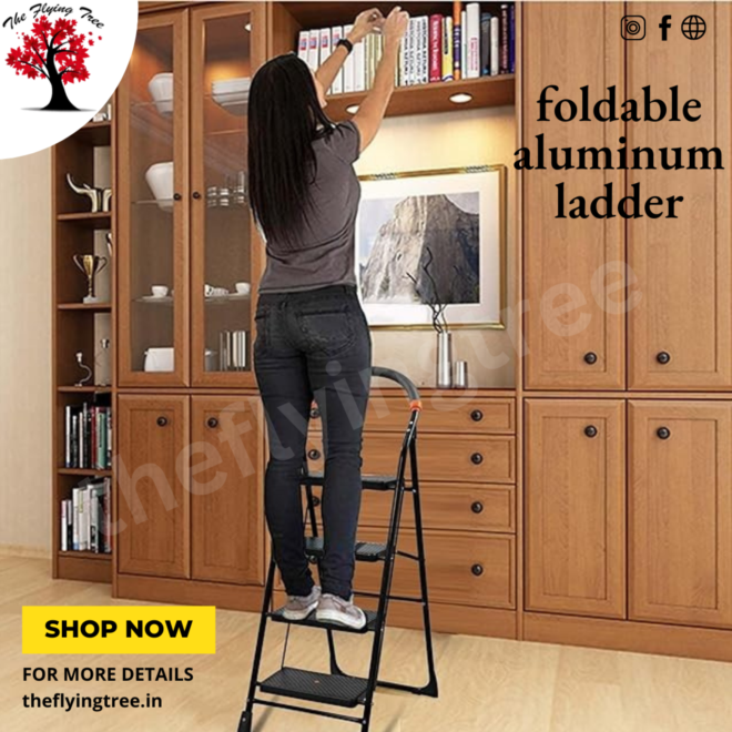 foldable aluminum ladder