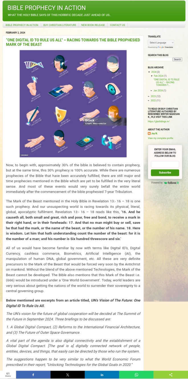 Bible Prophecy in Action