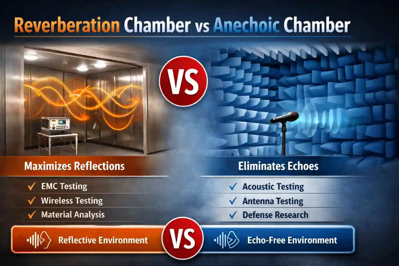 Reverberation Chamber vs Anechoic Chamber