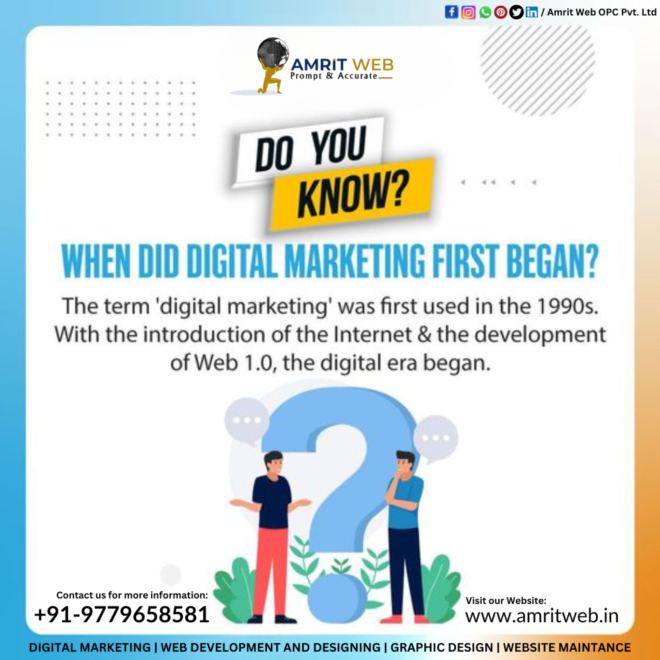  Unlock Your Business's Potential with Amrit Web: Premier Digital Marketing Company in Mohali