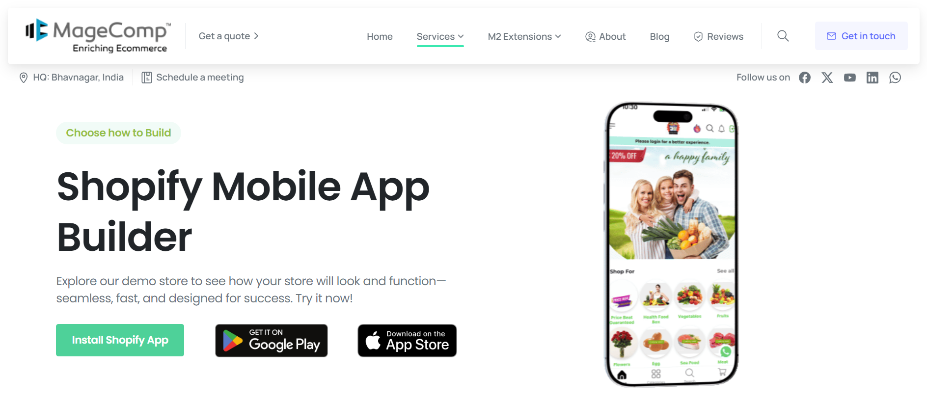 Shopify Mobile App Builder by MageComp 