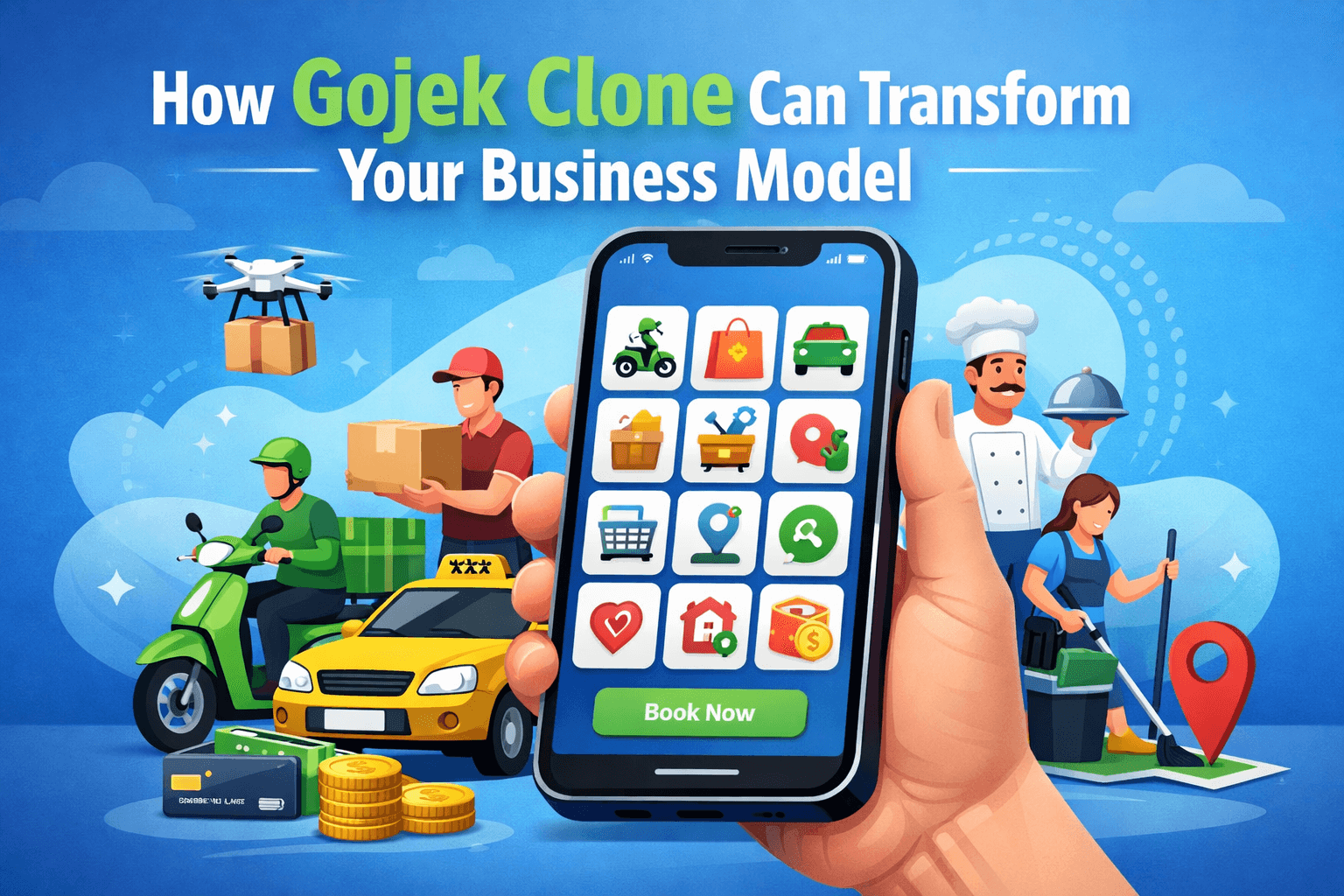How Gojek Clone Can Transform Your Business Model