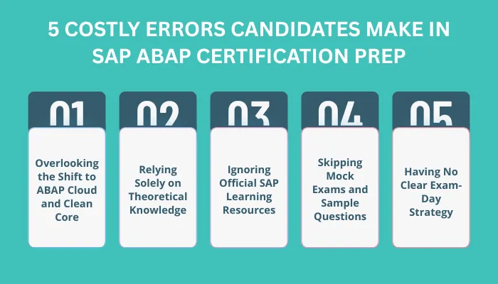 5 Mistakes to Avoid While Preparing for SAP ABAP Cert