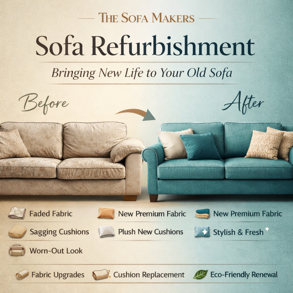 Sofa Refurbishment for Homes That Aren’t Ready to Let Go