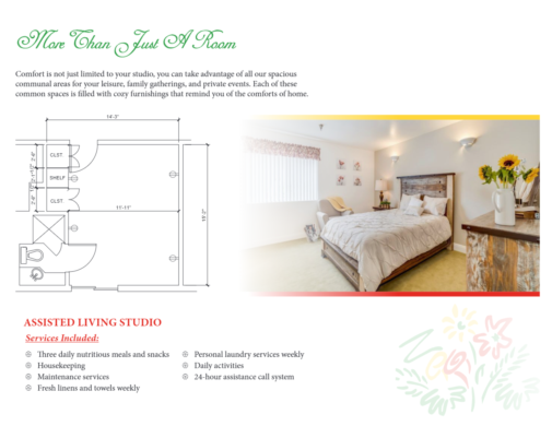 Explore the Sungarden Terrace Assisted Living & Memory Care Floor Plans