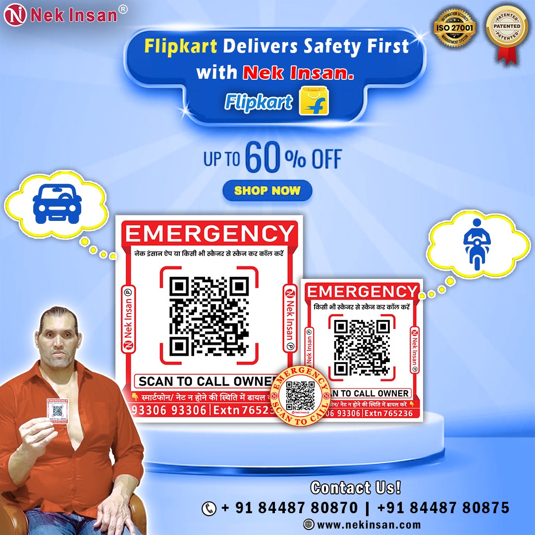 Nek Insan | best Safety qr code sticker