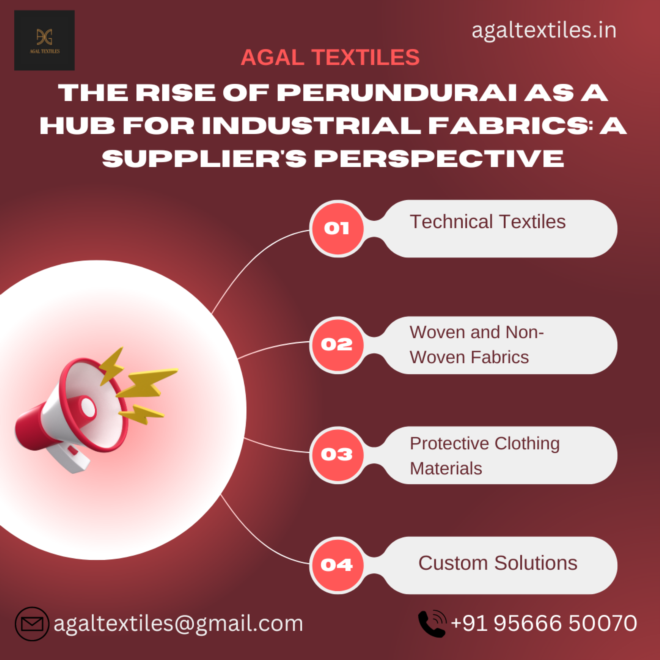 The Rise of Perundurai as a Hub for Industrial Fabrics: A Supplier's Perspective – agaltextiles.in