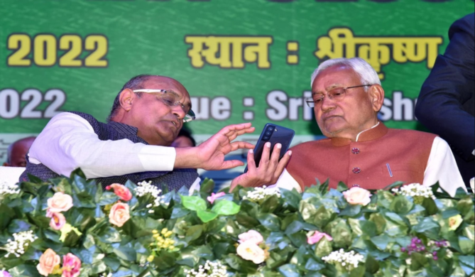 A victim of Nitish Kumar's use and throw policy, or has Casey Tyagi been deployed in a big mission t