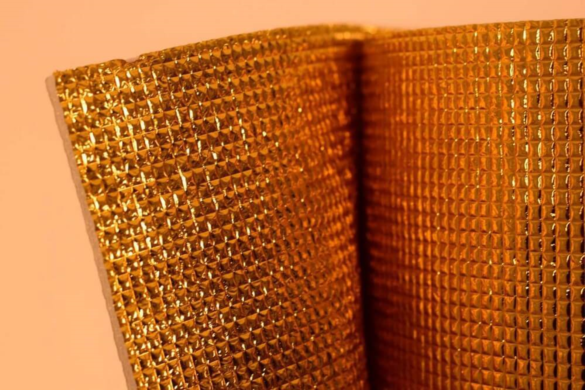 Ultimate Insulation Solution: Double-Side Grid Golden Foil EPE Foam Insulation (5mm)