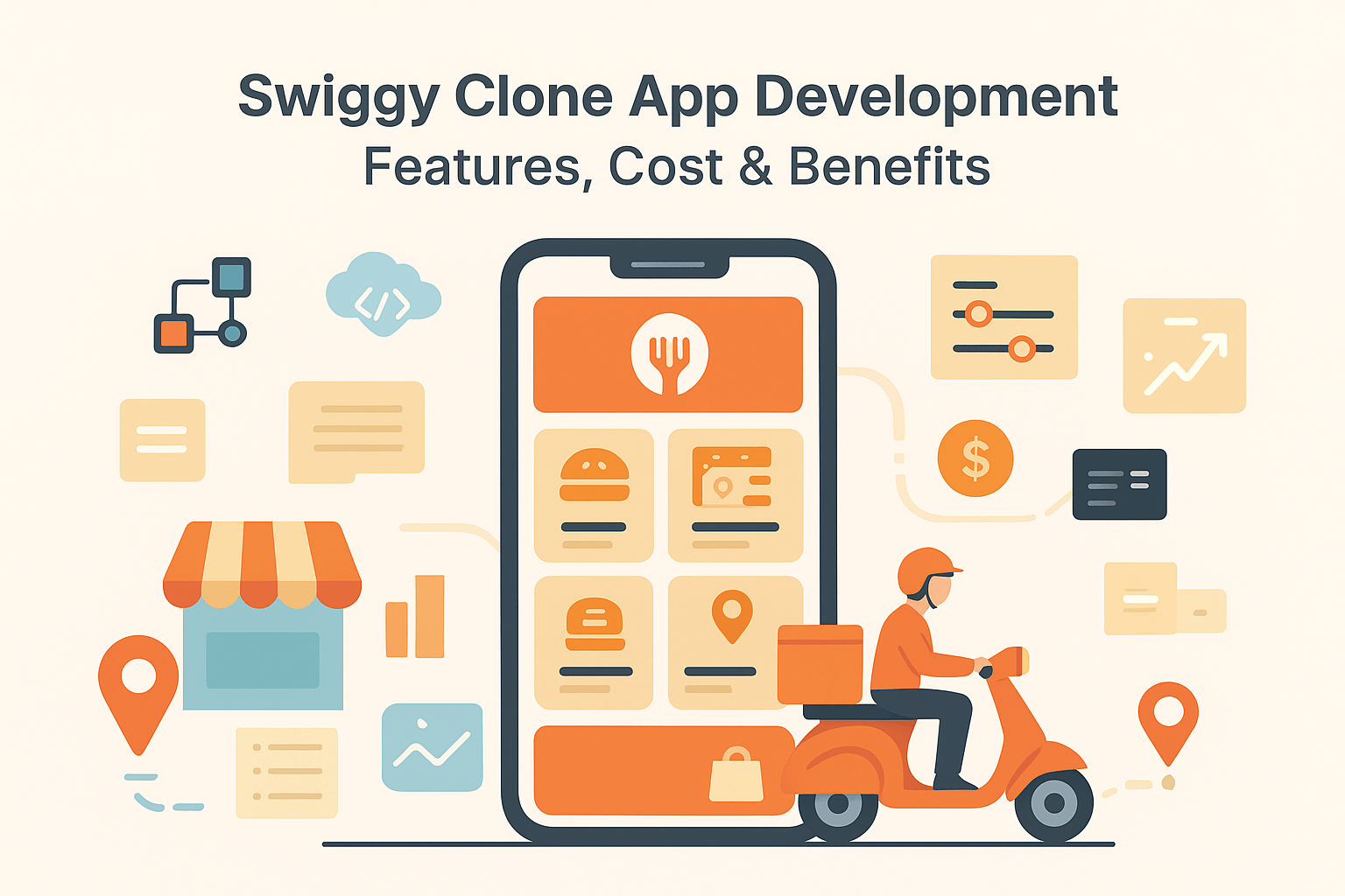 Swiggy Clone App Development: Features, Cost & Benefits