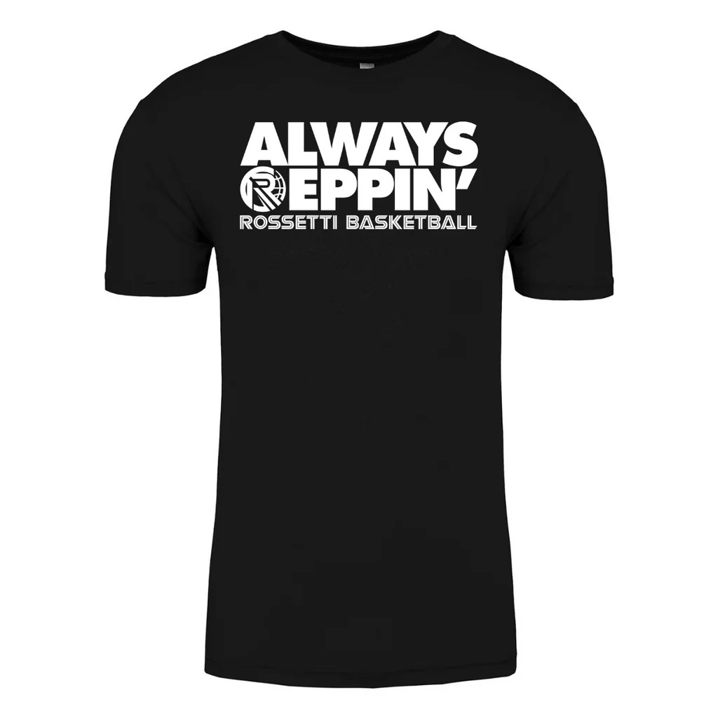 Always Reppin' Tee – Premium Tri-Blend Basketball Shirt