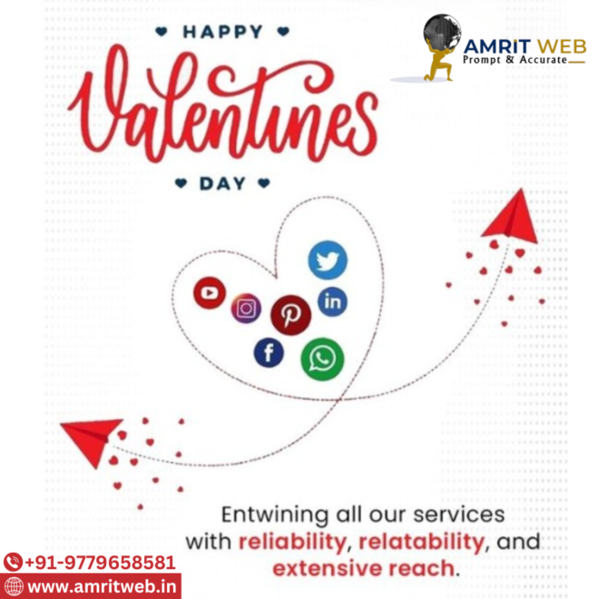 Celebrate Valentine's Day with Amrit Web: Mohali's Premier Graphic Design Company