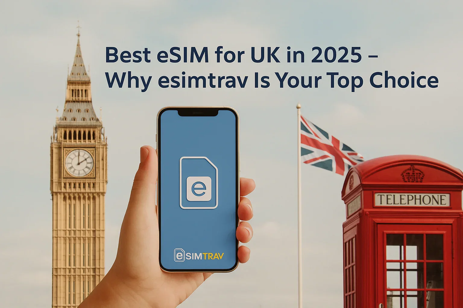 Best eSIM for UK in 2025  Why esimtrav Is Your Top Choice