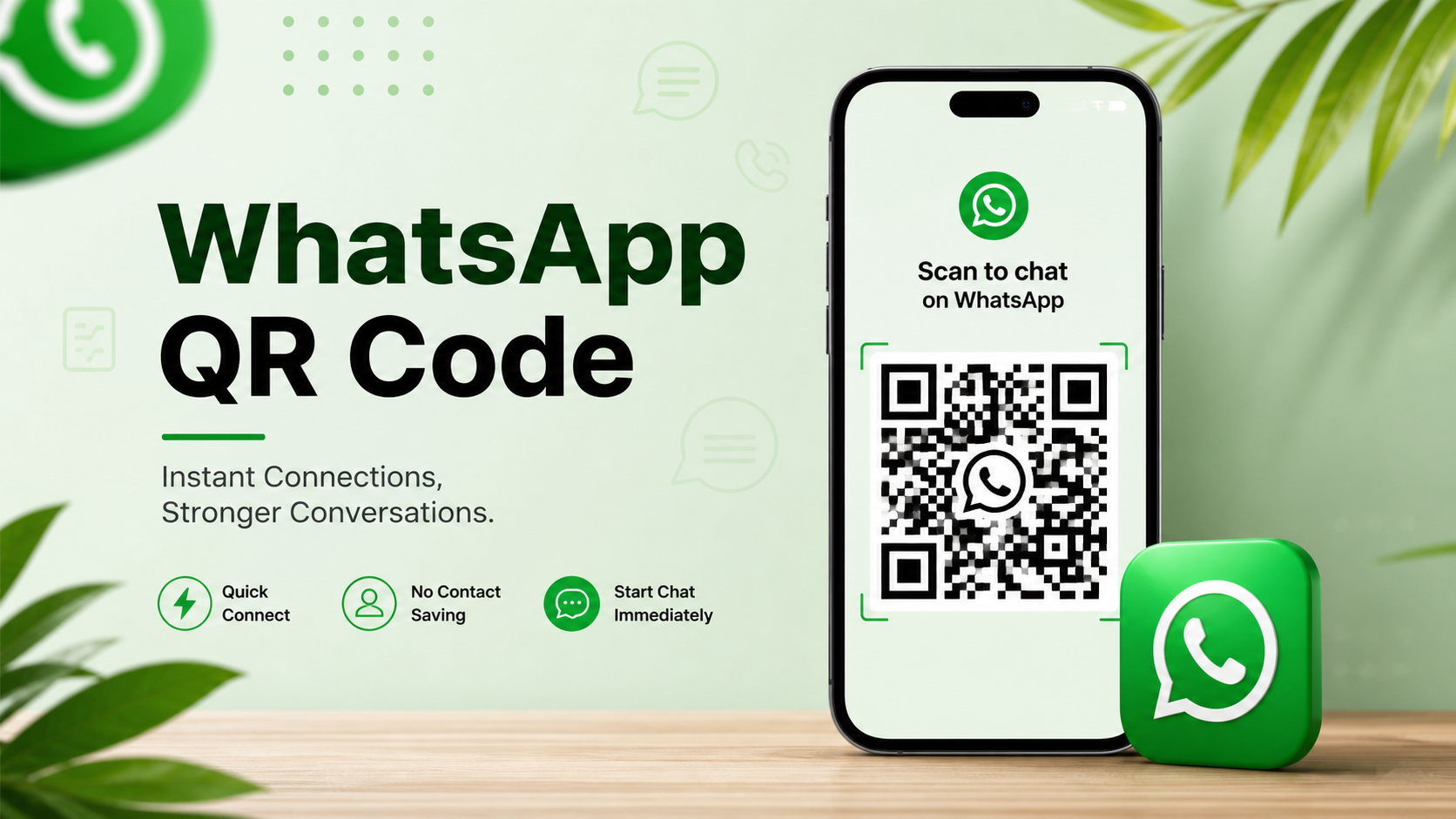 Free WhatsApp QR Code Generator