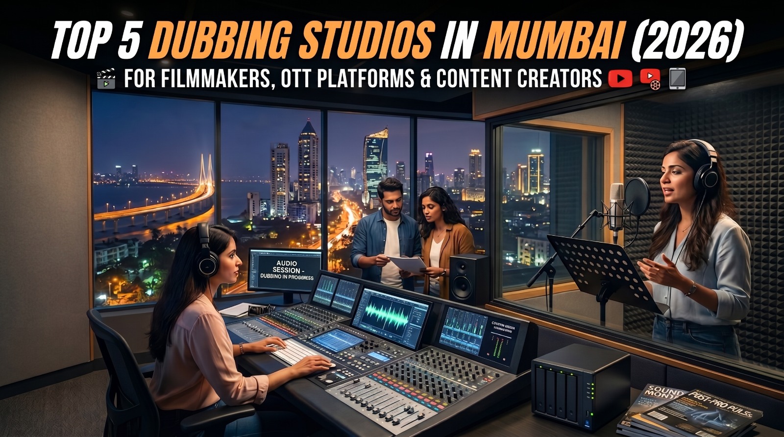 Top 5 Dubbing Studios in Mumbai