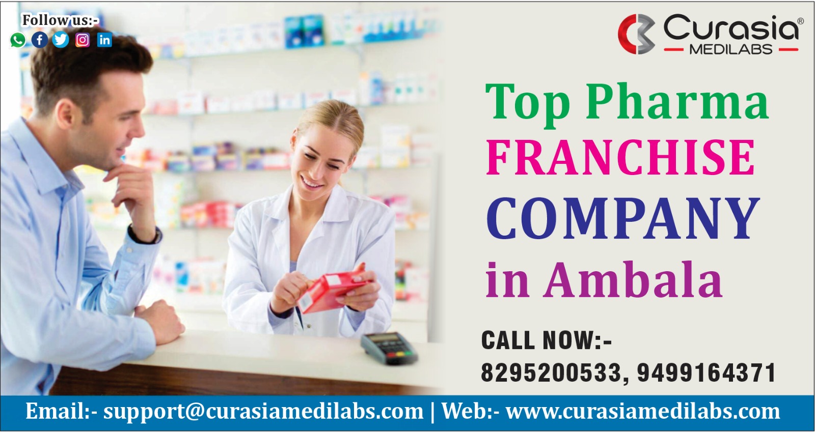 Top Pharma Franchise Company in Ambala