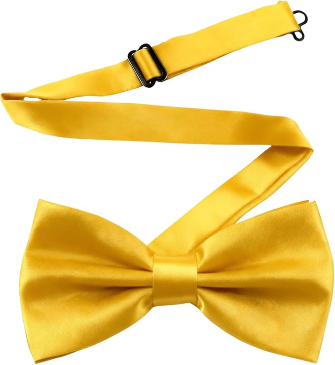 XEF Pre-tied Bow Ties for Men Satin Formal Adjustable 