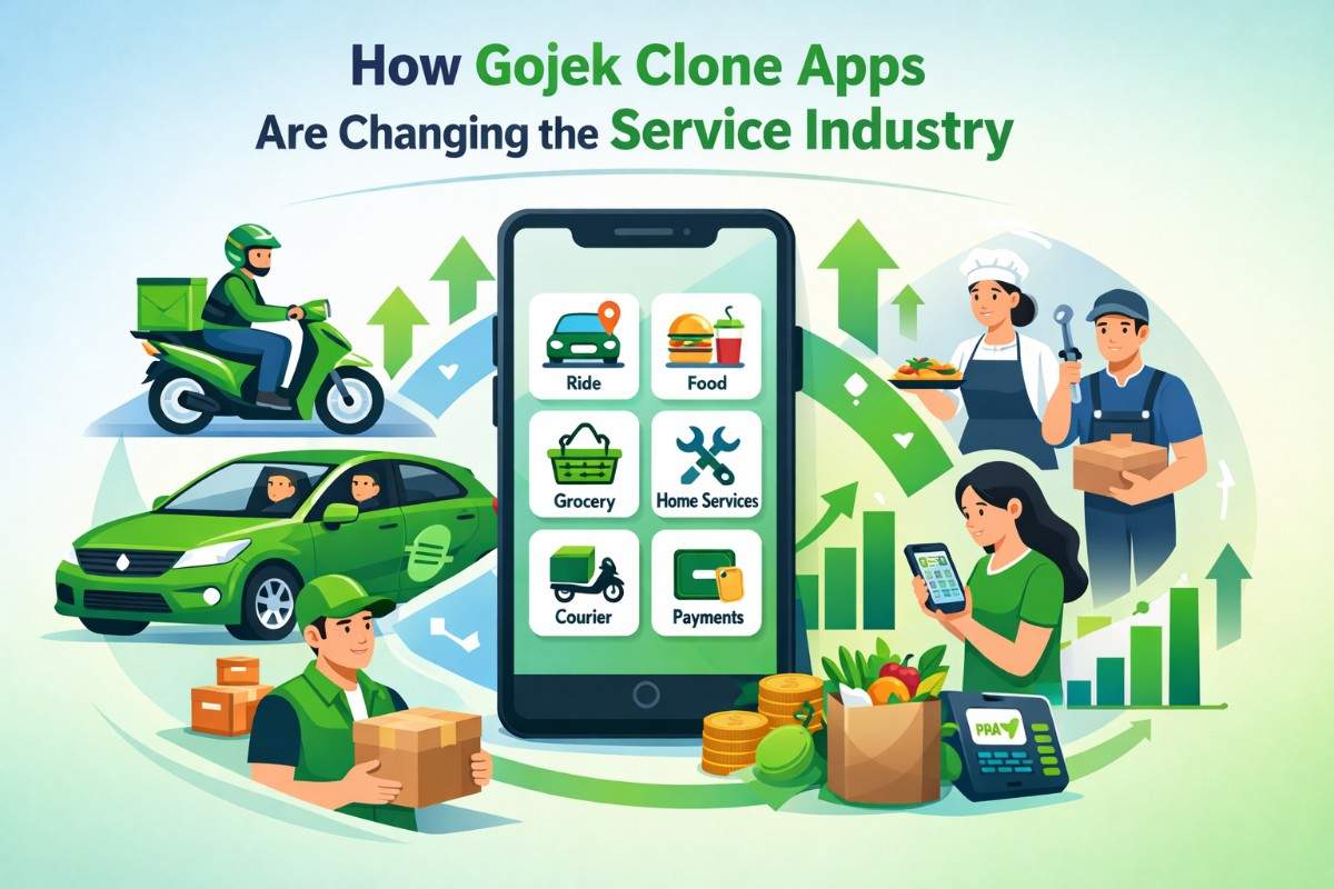 How Gojek Clone Apps Are Changing the Service Industry