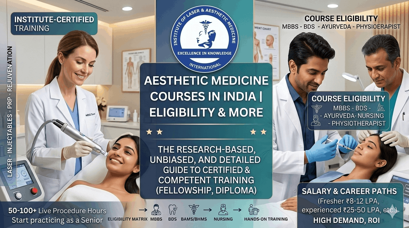 Aesthetic Medicine Courses in India  Eligibility & More