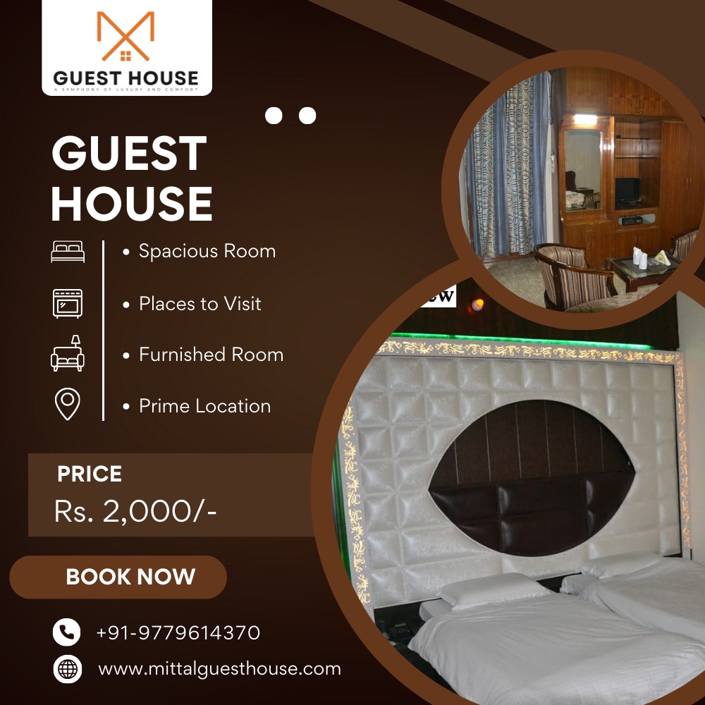Mittal Guest House : Best Guest House in firozpur punjab