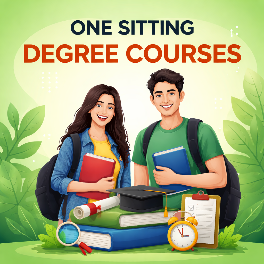 One Sitting Degree Courses in India 2026 – Complete Guide