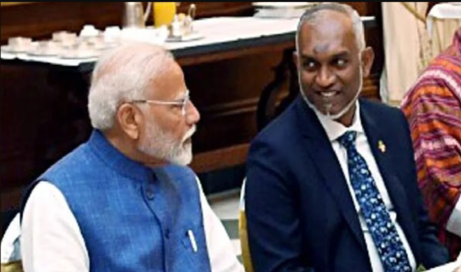 Muizzju's tone changed after returning from India, said this for PM Modi