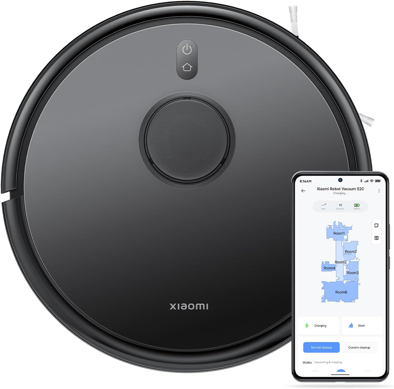 Xiaomi Robot Vacuum S20 (Black)