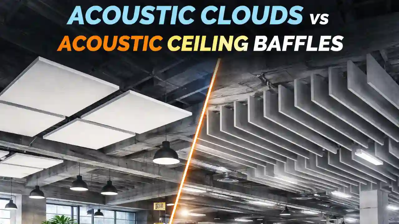 Acoustic Clouds vs. Acoustic Ceiling Baffles