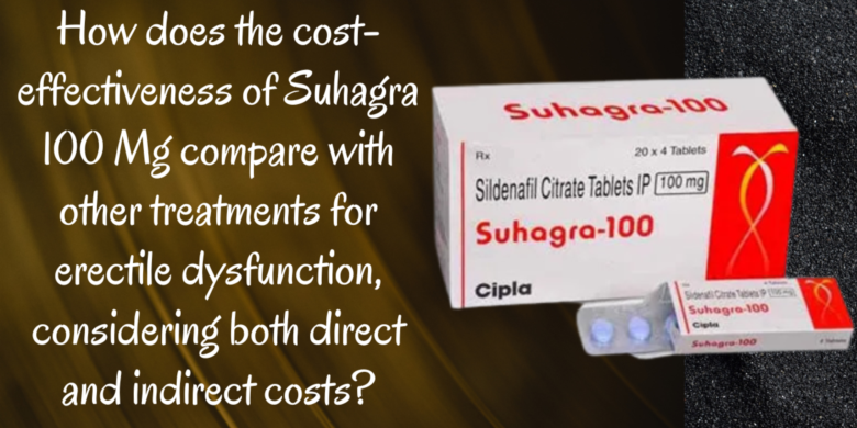 How does the cost-effectiveness of Suhagra 100 Mg compare with other treatments for erectile dysfunc