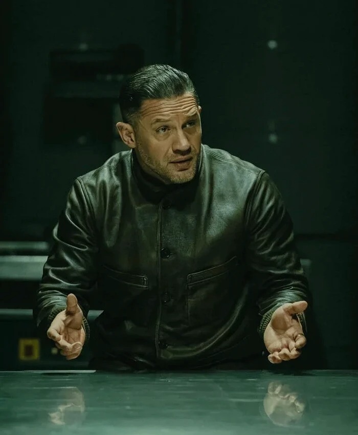Mobland S01 Tom Hardy Bomber Leather Jacket 