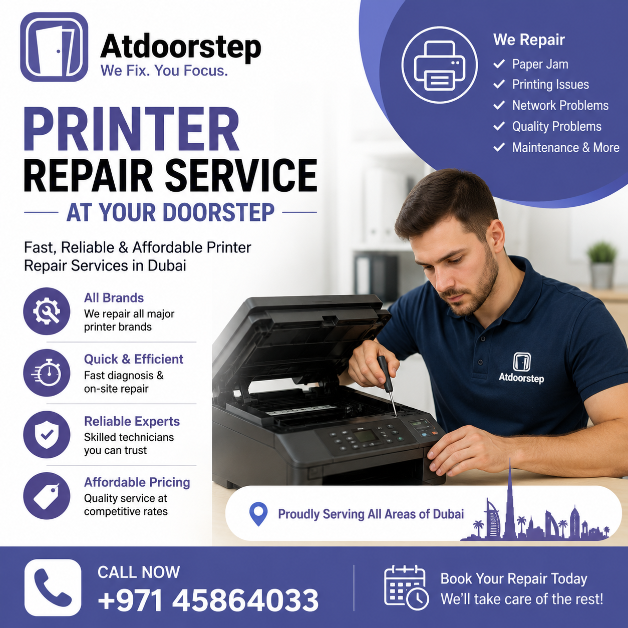 Printer Repair Dubai Complete Maintenance Solutions
