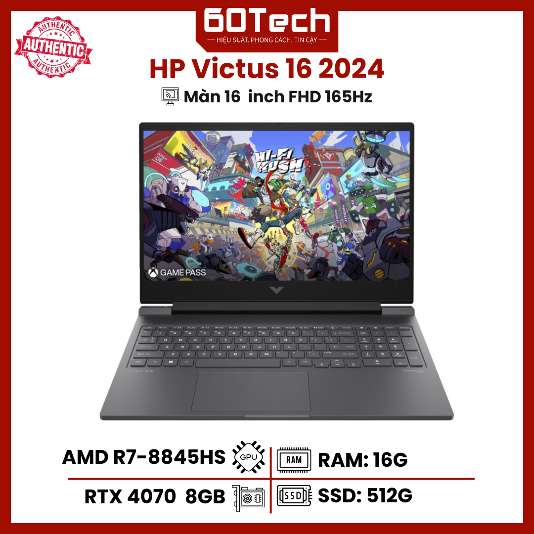 AMD R7 8845H/RTX 4070/16GB/512GB