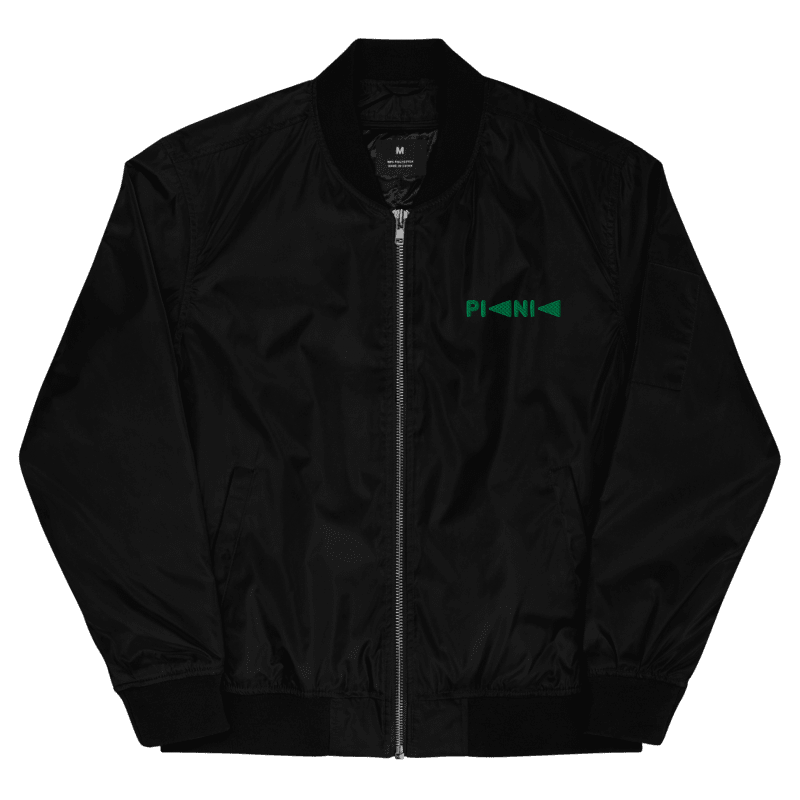 Black Bomber PE Embroidery - Image 2