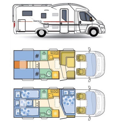 ADRIA MATRIX 670SL 2024 AT kemperio nuoma nuotrauka 19