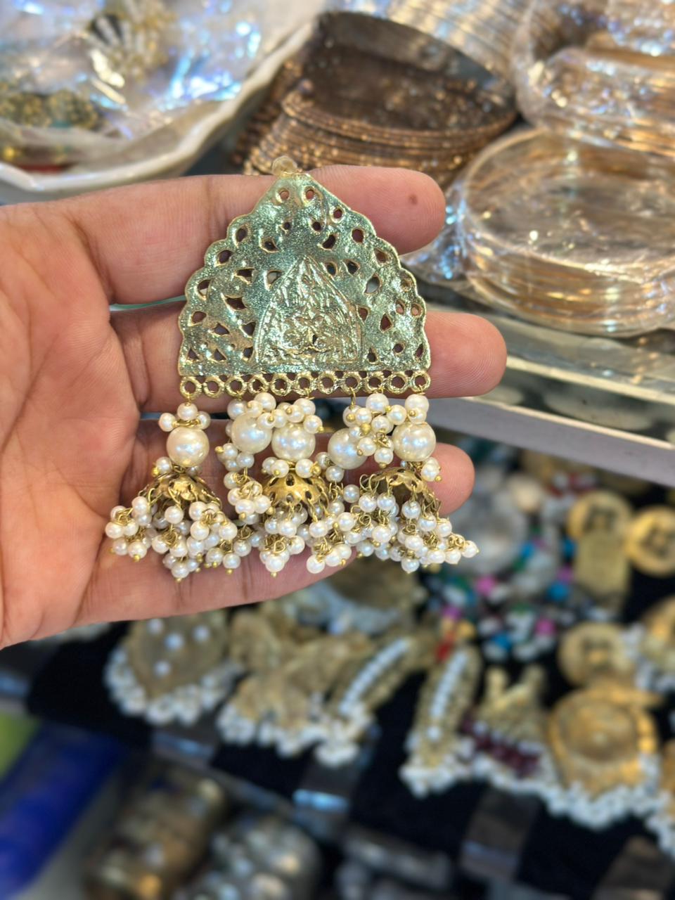 Jhumka earrings