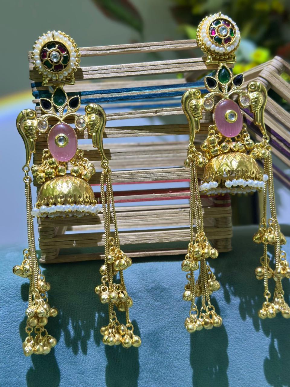 Aurabelle Ritwika Kashmiri Drop Earrings