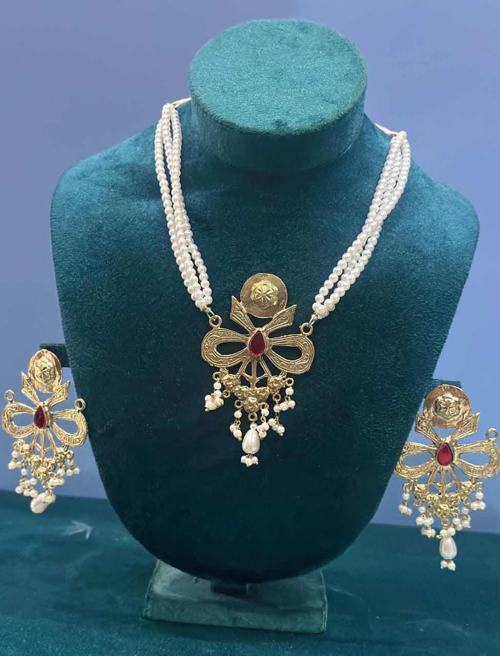 Antique Golden Kaasni Jewelry Necklace