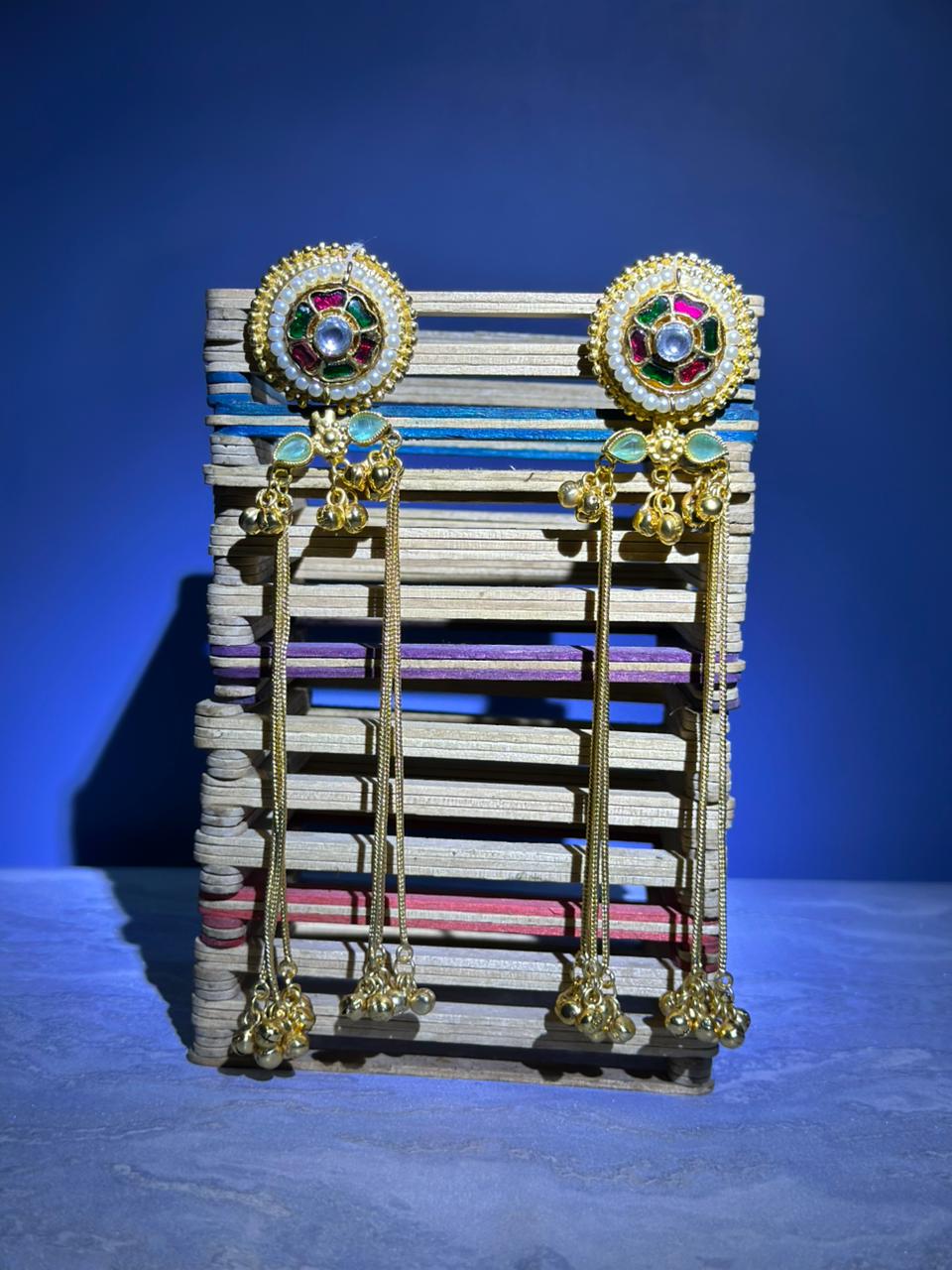 Gold-plated Kashmiri Earrings