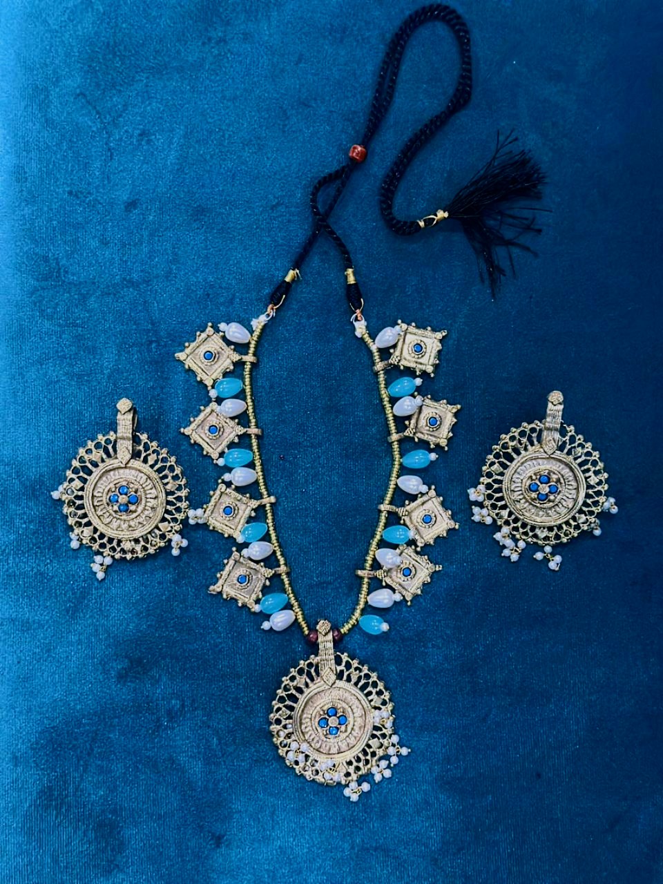 Vintage Afghan Fusion Jewelry set