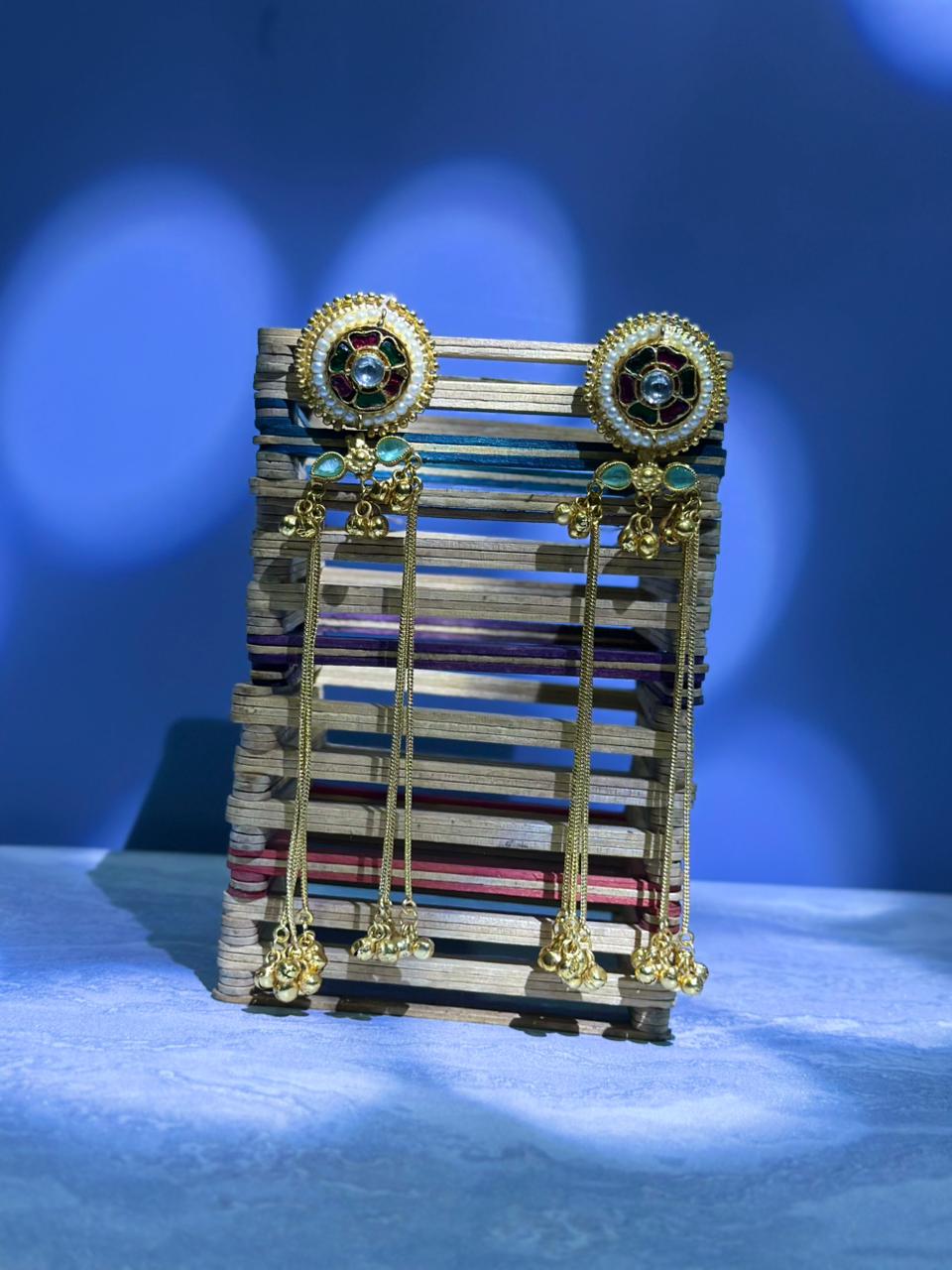 Gold-plated Kashmiri Earrings
