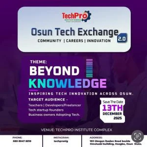About Osun Tech Exchange 2.0: Beyond Knowledge