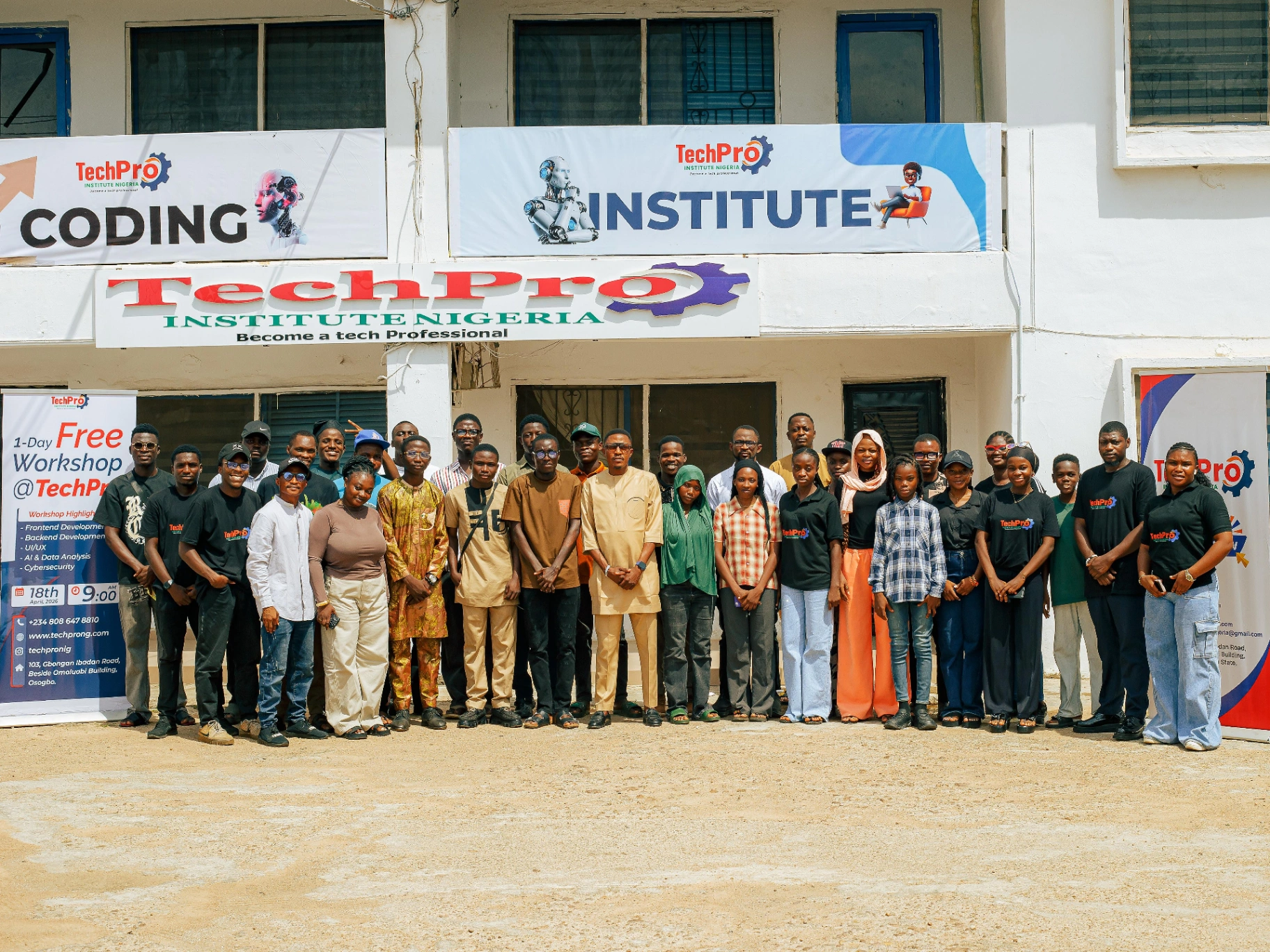TechPro Institute Hosts Impactful Free 1-Day Tech Workshop
