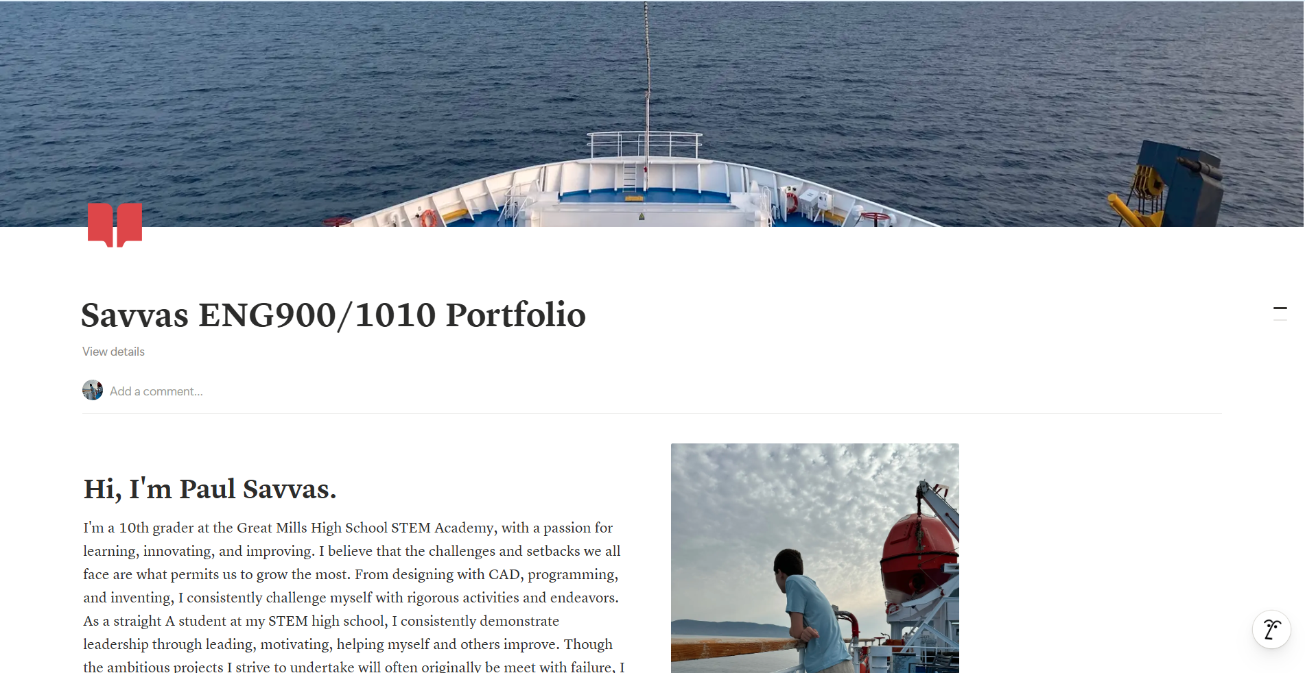 Academic Portfolio Notion Template