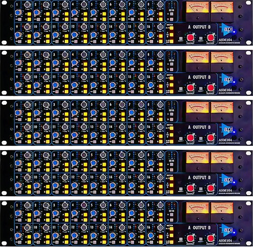 API Introduces the ASM164 Rackmount Analog Summing MixerAPI Introduces the ASM164 Rackmount Analog Summing Mixer: Legendary Sound in a Compact Package